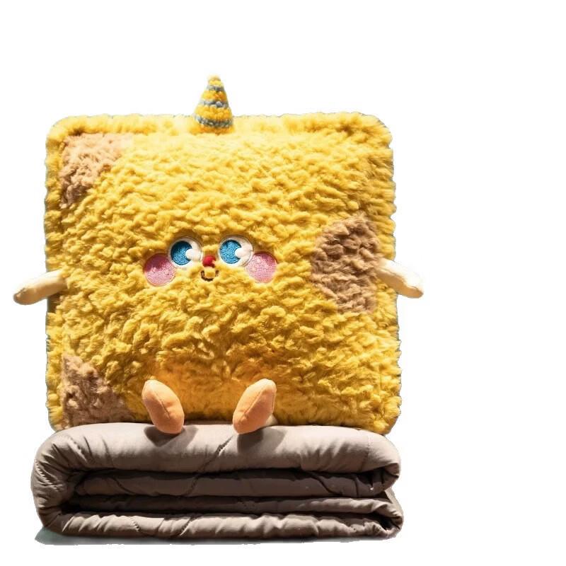 Yuanjian Chuxu Winter Plush Portable Pillow Blanket