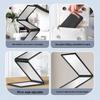 HD Four-Sided Foldable Portable Vanity Mirror for Women