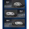 Car Interior RGB LED Atmosphere Light Strip USB Fiber Optic Neon Invisible Ambient Lamp Center Console Door Decoration Trim Neon Lights 4