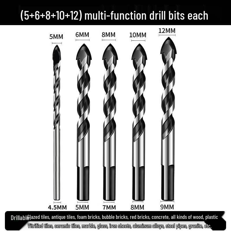 6mm Triangle Drill Bit for Tile, Concrete, Glass, and Cement
