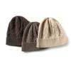 Cashmere Autumn and Winter New Style Women's High End Knitted Outdoor Warm Jacquard Ear Protection Hat Knitted Casual Baotou Hat