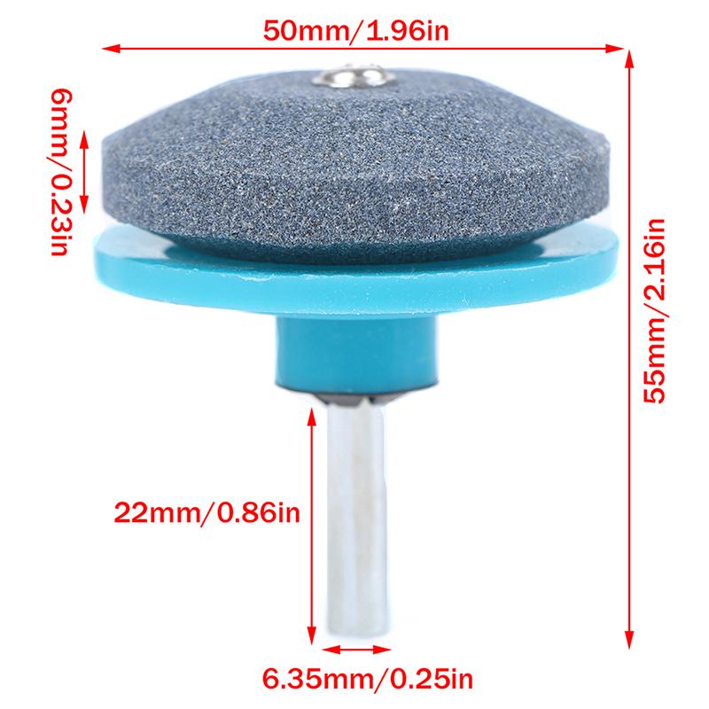 1 Pcs Lawn Mower Blade Sharpener Drill Lawnmower For Power Drill Cut Sharpener