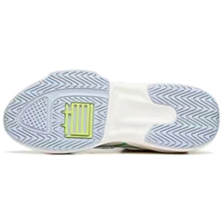 Anta Dominator Shock Absorbing Non-Slip Durable Mid-Top Sports Casual Shoes Women Sneakers White Blue Yellow 122038085S-3
