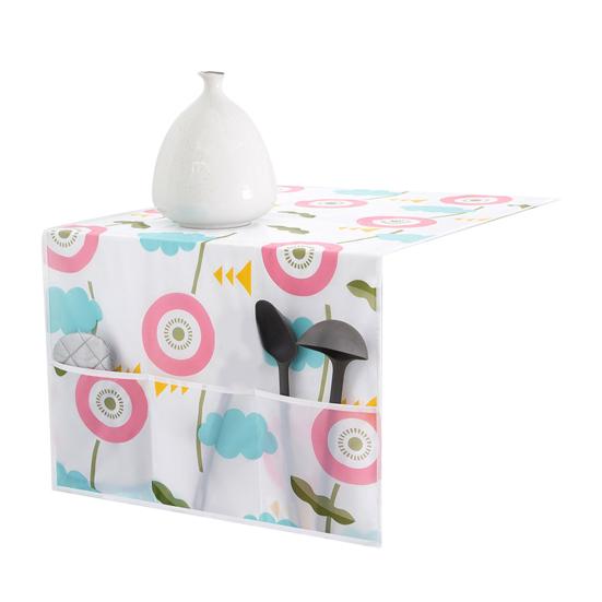 Moisture Proof Refrigerator Dust Cover Foldable PEVA Convenient Practical Refrigerator Cloth for Home