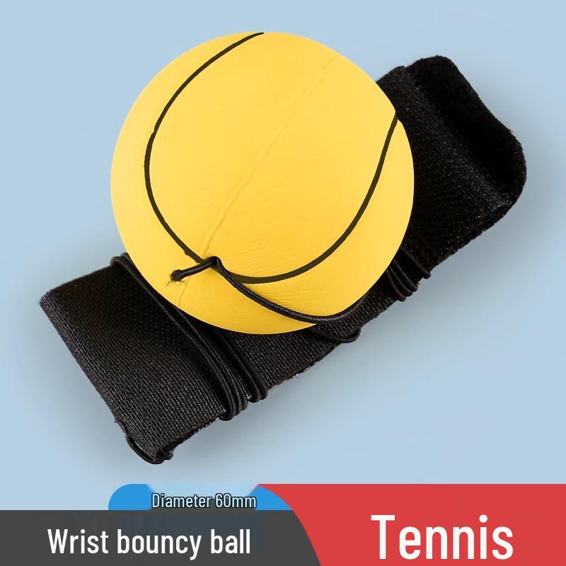 Elastic Wristband Rubber Boomerang Ball for Kids & Seniors - Fun & Stress Relief.