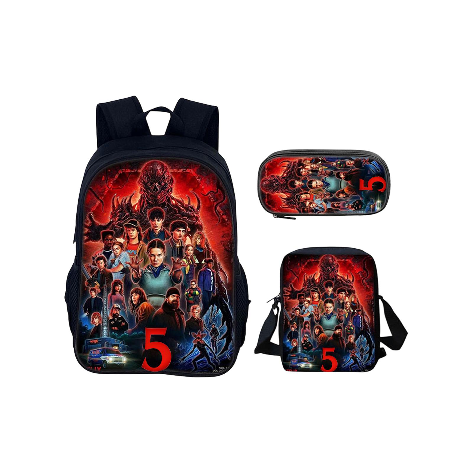 

Шкільний рюкзак/Сумка через плече/Пенал Набір з трьох предметів One Size