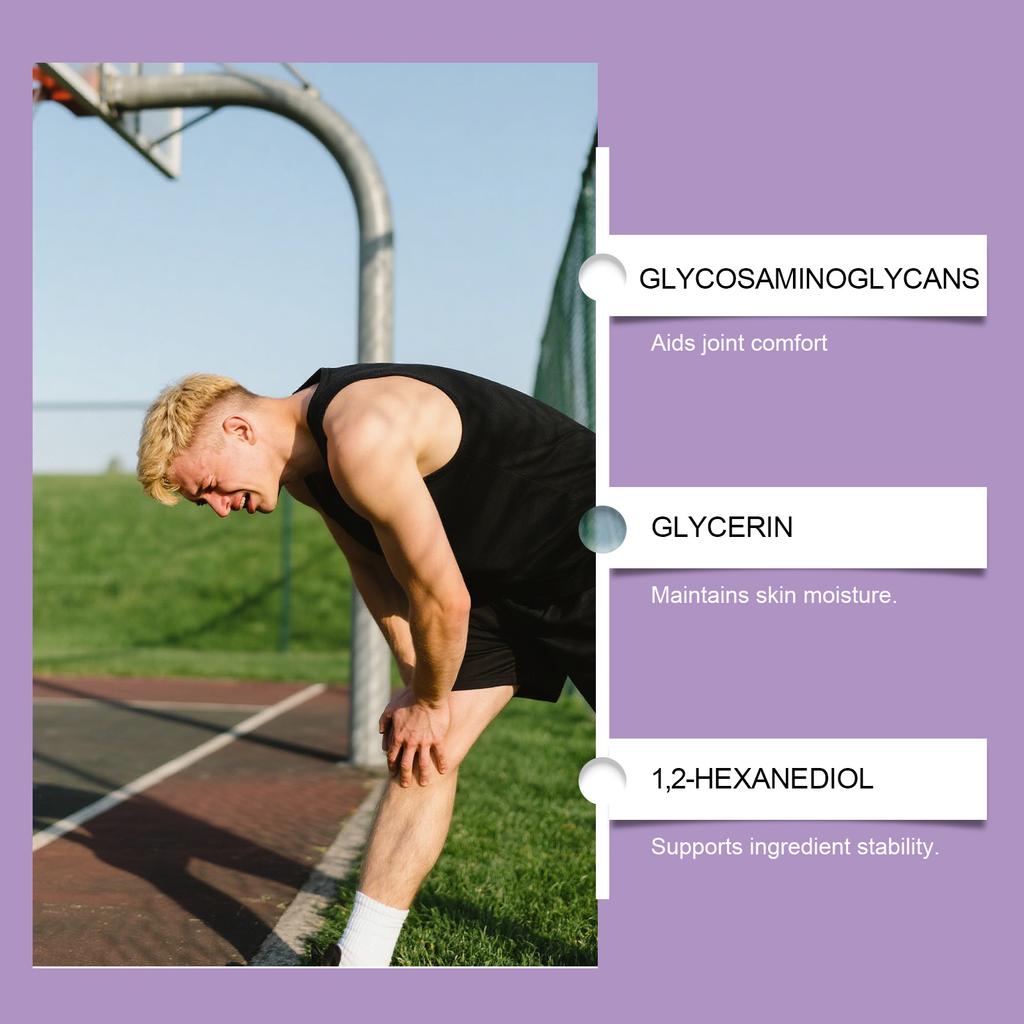 Joint Massage Care Gel Gentle And Moisturizing Daily Care For Massaging Joint Areas. Portable.