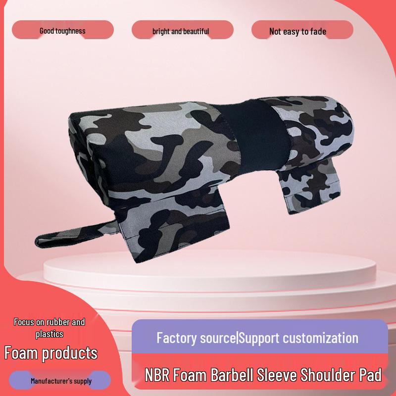 Наплечник для штанги: Пенопластовый протектор для шеи при приседаниях Red + Hard Box