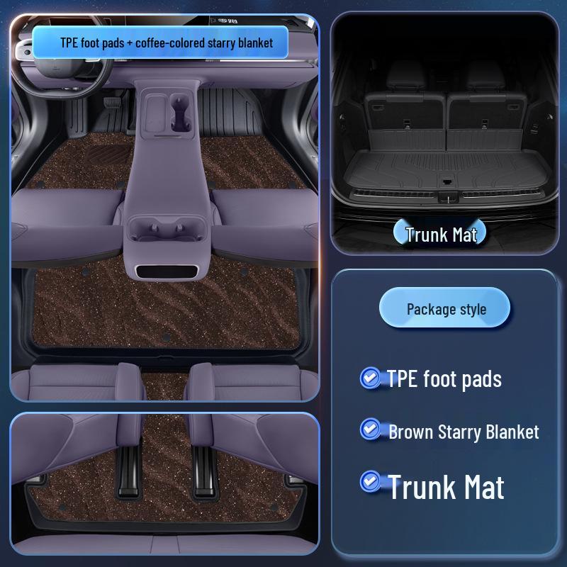 Leapmotor C16 TPE2026 Floor Mats - Five/Six-Seater Car Interior Accessories