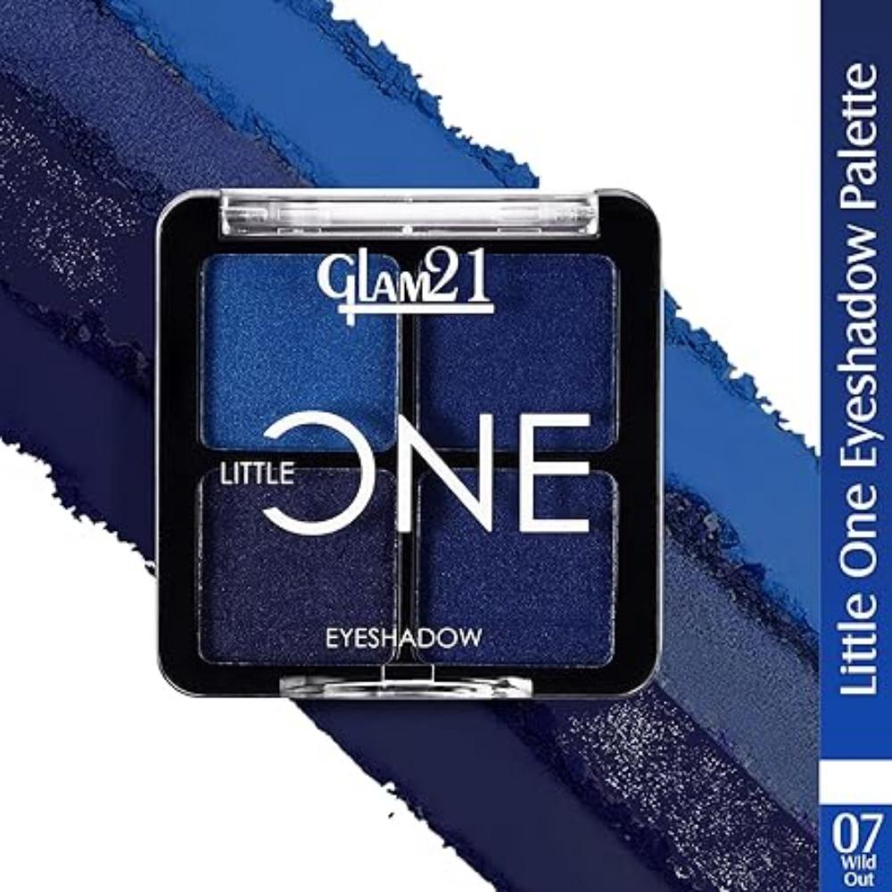 Little One 4-in-1 Eyeshadow Palette | Ultra Pigmented, Easy To Blend | Long Lasting Eye Make Up Kit |Wild Out-07
