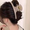 15cm Size Hair Claw Clip Arc Shaped Shark Clip Stylish Large Hair Clip  Women Use