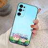 Anime P-Ponyo Phone Case For Samsung S25,S24,S21,S22,S23,S30,Ultra,S20,Plus,Fe,Lite,Soft Black Cover