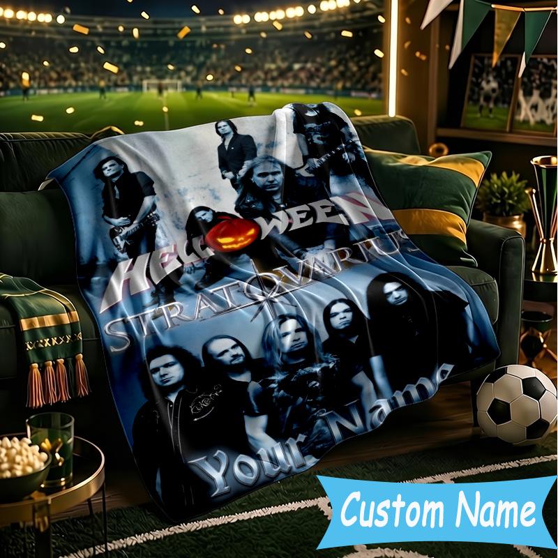 Custom Personalized Blanket Helloween Soft Throw Blanket, Suitable for Family and Friends, Sofa Blanket,Home Decor Christmas gift
