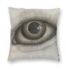 Eyes Are Watching You Square Pillowcase Polyester Linen Velvet Creative Zip Decor Throw Pillow Case Room Cushion Cover 18"