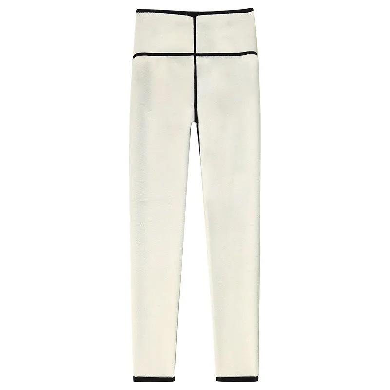 Women's High-Waist Fleece-Lined Leggings: Warm, Slimming, Yoga Pants for Autumn & Winter