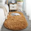 Oval Soft Silkly Plush Carpet Modern Home Decor Living Room Sofa Coffee Table Floor Rug Girl Bedroom Foot Mat Balcony Cushion
