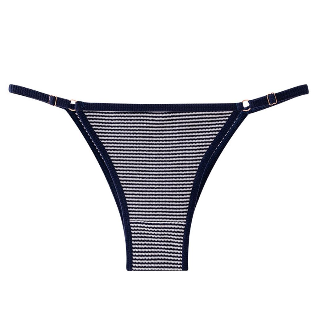 Women Mesh Sheer Panties Adjustable Strap Low Waist Breathable Seamless Underwear Lingerie Briefs