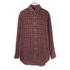 POLO COUNTRY RALPH LAUREN 90s Check Pattern Logo Embroidery Long Sleeve Button Down Shirt Men's Used