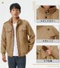 KEFITEVD Winter Einfarbig Größe XL Herrenjacke, Fleece gefüttert, Freizeit, Arbeitskleidung, Winddicht, Blouson, Militär, Motorradfahrer, Herbst/Winter, Khaki,