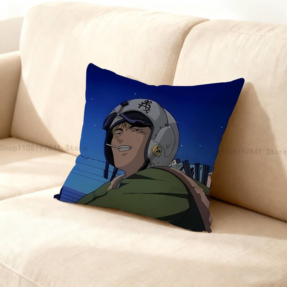 Great Teacher O-Onizukas Gto Anime Celebrity Merchandise All-Match Printed Pillow Case Sofa Car Office Room Decoration Protector