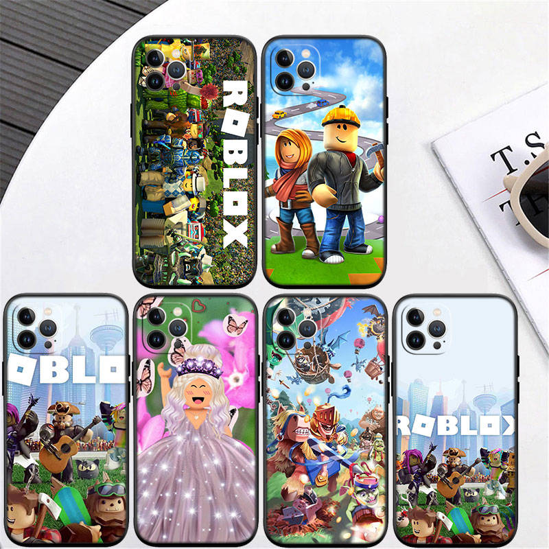 IR21 R-Robloxs Phone Shell Case for Redmi Note 12 12S 12C 13 13C 13R 14 14S 14R 14C Pro Max Plus A3 A3X A4 A5 11A 13X