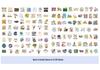 60 Cartoon Graffiti Waterproof Journal Stickers for Back to School Season