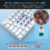 Gaming-Tastatur, 81 Tasten, rote Achse, mechanische Tastatur, USB-Anschluss, kabelgebundene Tasten, blaue LED-Hintergrundbeleuchtung, wasserdicht, englisches Layout, Tastatur für Gamer