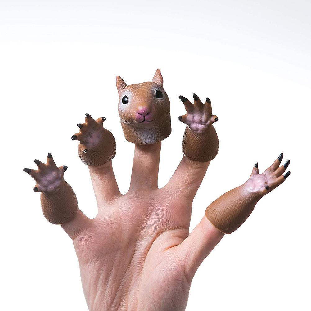 Neuheit Fingerhandpuppen Spielzeug Fingerpuppen Requisiten Tierfingerpuppe Kindergeschenk