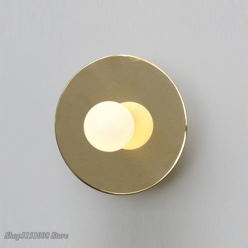 Nordic Led Ceiling Lights Italy Designer Modern Ceiling Lamp Copper Gold Study Aisle Bar Wall Light Home Decor Lighting Fixtures