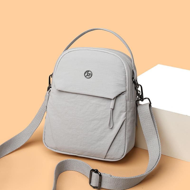 Women's Solid Color Handbag Nylon Shoulder Bag