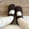 Autumn Woolen Fabric Women Flats Shoes Shoes Ladies Comfort Outdoor Warm Cotton Fur Shoes