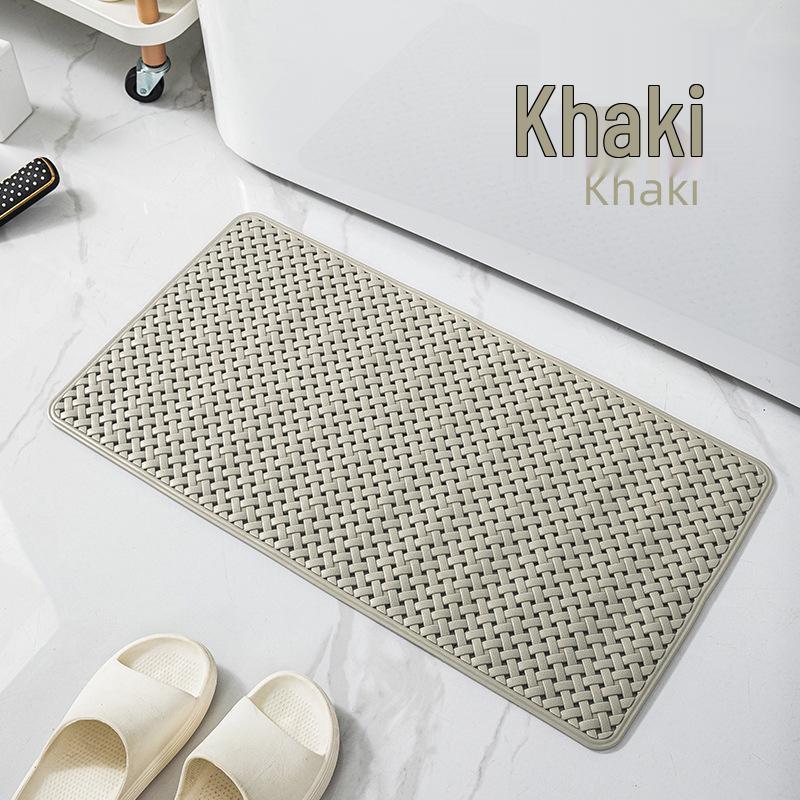 

Экологически чистый, без запаха, нескользящий коврик для ванной и душа с противоскользящей конструкцией и присосками для безопасного купания. 36 x 69 cm