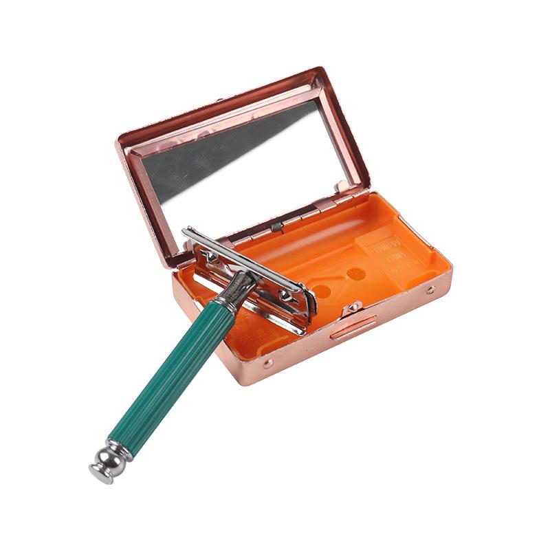 Angel Brand Double-Sided Blade Razor Holder - Manual Old-Fashioned Shaver with New Packaging Random pattern