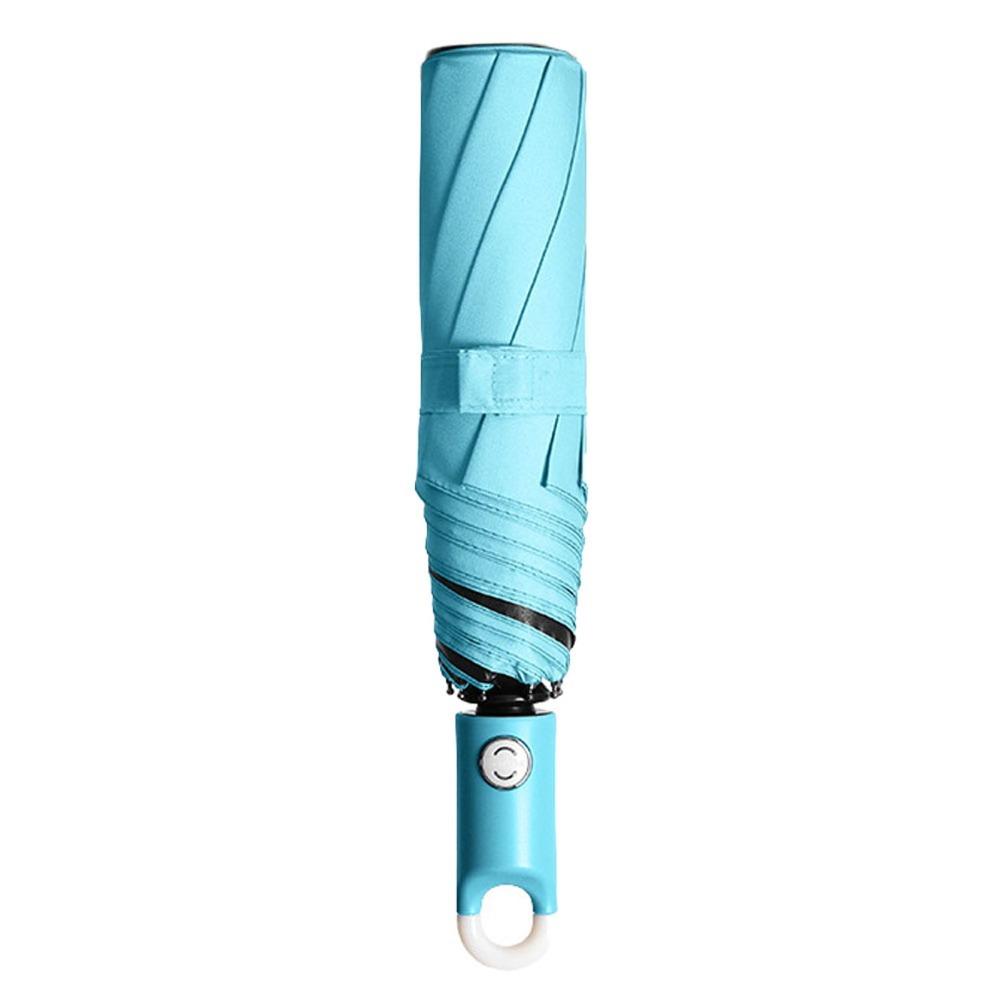 Lightweight Automatic Umbrella 360° Rotating Handle Travel Umbrella Durable Rain Umbrella Travel