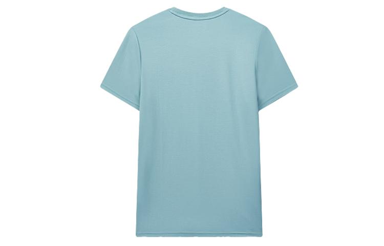 Men's FILA T-Shirts Men's Turquoise Crew Neck Moderate