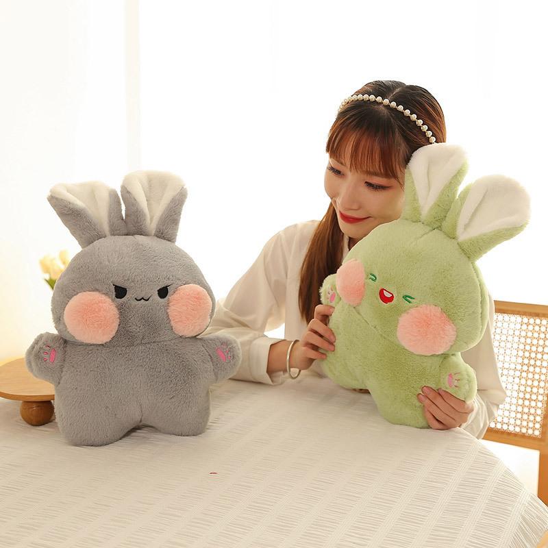 New cute rabbit fur Dudu rabbit doll plush toy bunny gives ragdoll doll throw pillow girl gift