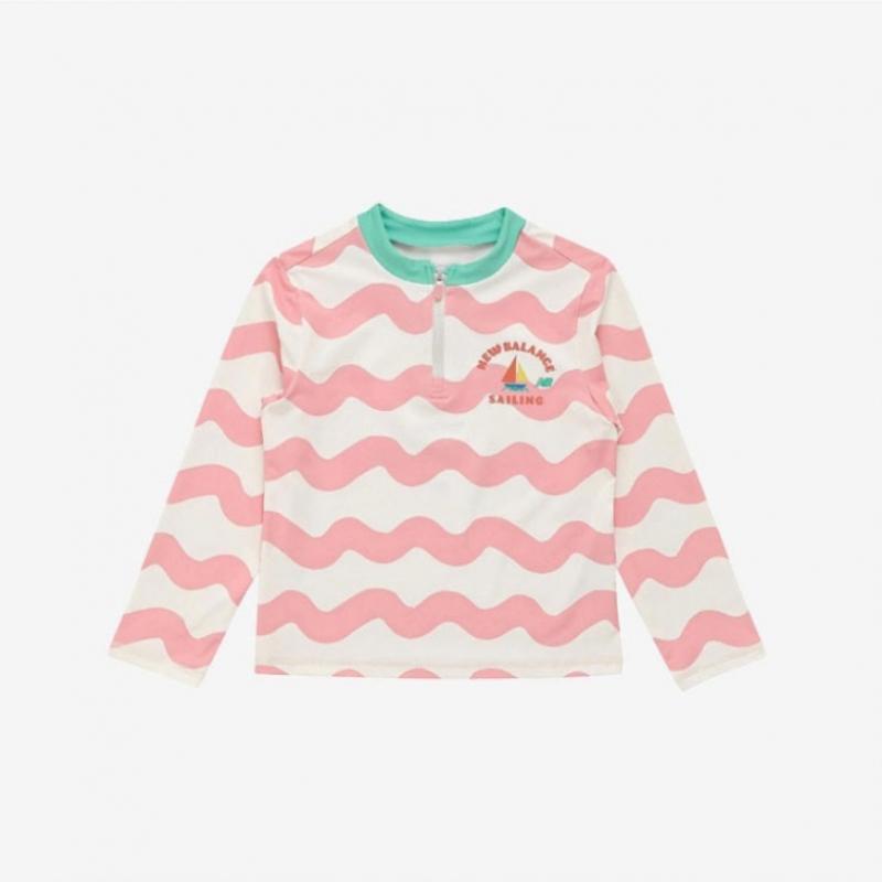 New Balance Kids Beach Girls Rash Guard 2in1 Nk9re2106g 25 Swimsuit