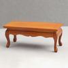 Exquisite Mini Wood Dessert Table Dolls House Furniture Miniature Furniture Decoration Model Exquisite Craftsmanship
