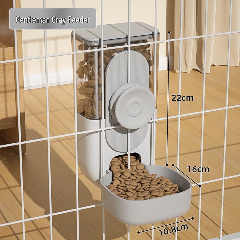 Hanging Pet Water Fountain and Feeder for Cats and Dogs
