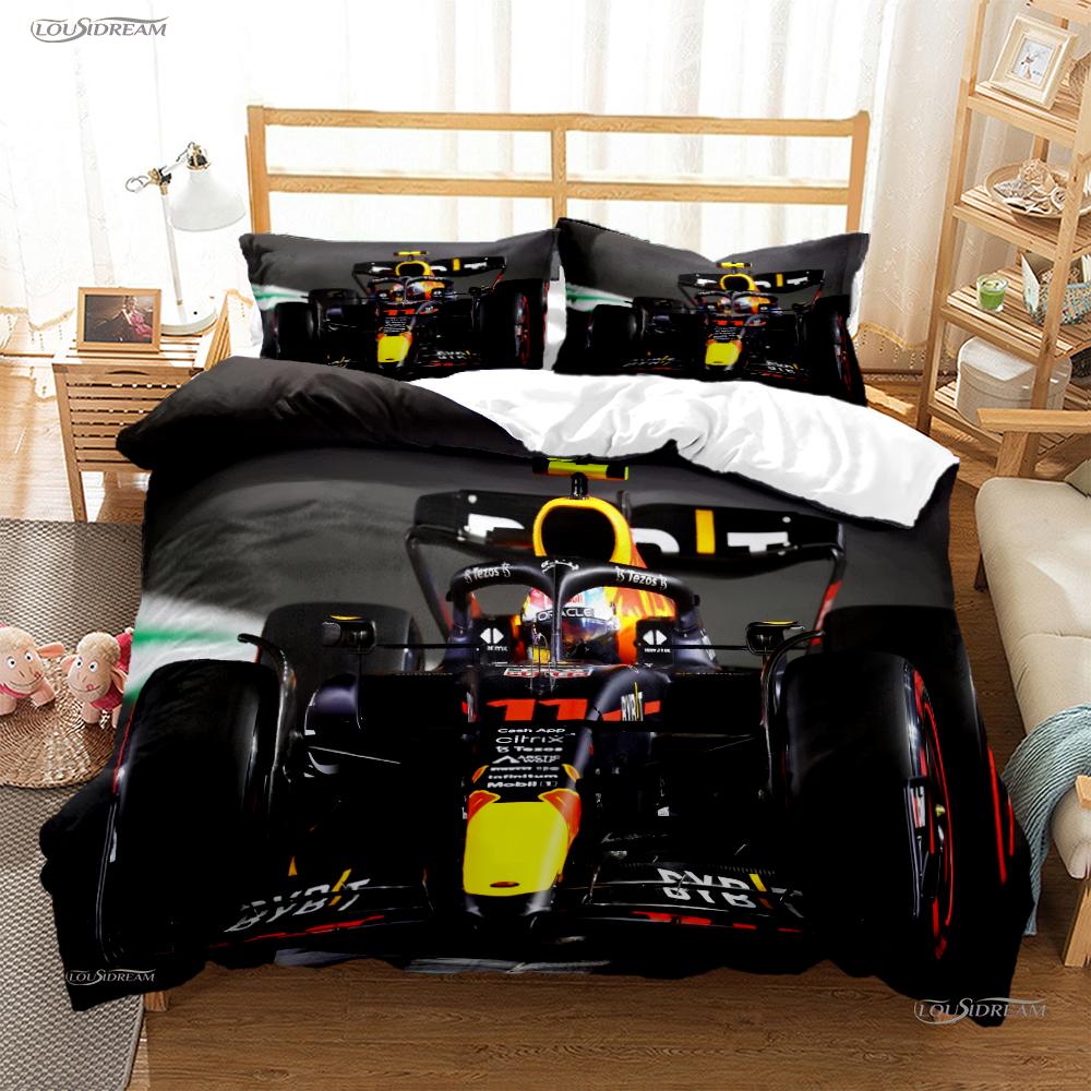 Moto Car Enthusiast All Season Duvet Cover Comforter Bedding set Luxury Soft Quilt Cover and Pillowcase Single/Double/Queen/King