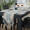 European Embroidered Table Flag Double Layer Heat Resistant Fringe Dining Tables Towels Furniture Cabinet Decorative Tablecloth