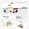 T25 Retro Camera-Style Wireless Earbuds: High Sound Quality, Digital Display, Extended Battery Life