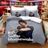 3D Printed Sidhu Moose Wala 5911 Bedding Set for Boys Girls Duvet Cover Pillowcase Twin Queen King Full Single Double Sizes