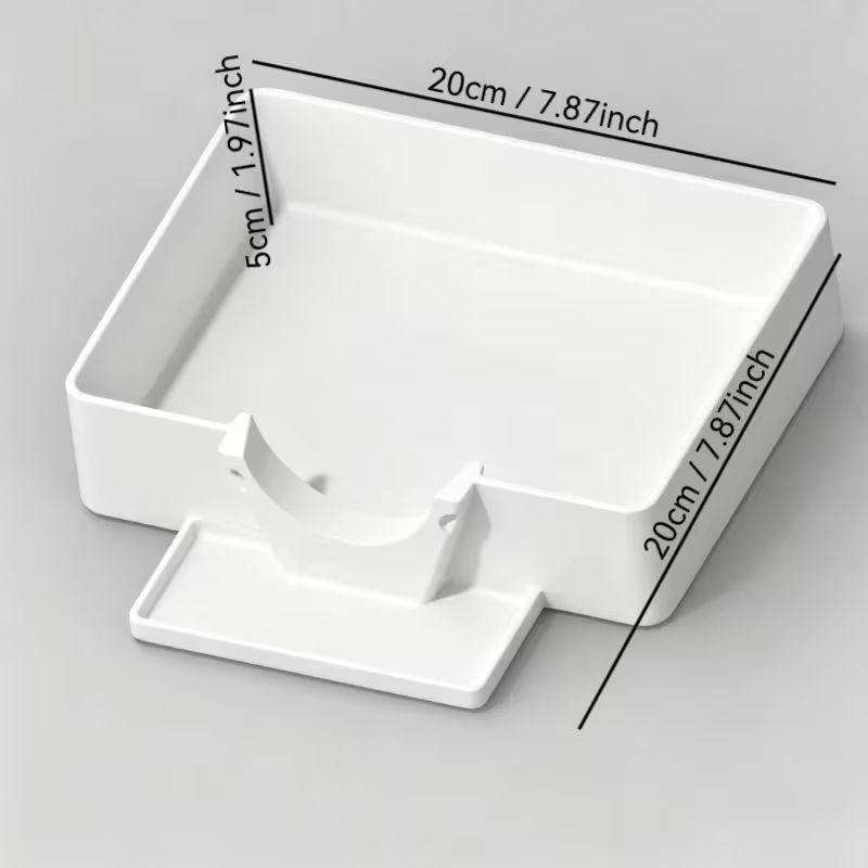 Vassoio di scarico per lavatrice Imbuto di scarico Stampa 3D Vassoio antigoccia Per la pulizia dei filtri del lanugine Vassoio di raccolta dell'acqua Ferma fuoriuscite sul pavimento