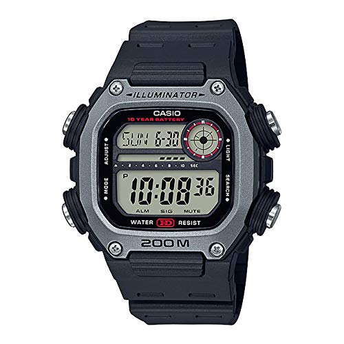 

Casio Standard DW-291H-1A Часы для мужчин, женщин и детей, мальчиков и девочек, цифровые, с дисплеем даты, черные и серебристые, международная модель [Параллельный импорт]