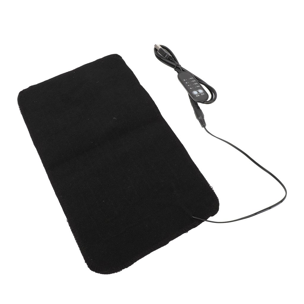 USB Heating Waist Pad Electric Heating Cloth Pet 4 Gear Adjustable Temperature Timer Heating Cloth For Back Waist Belly