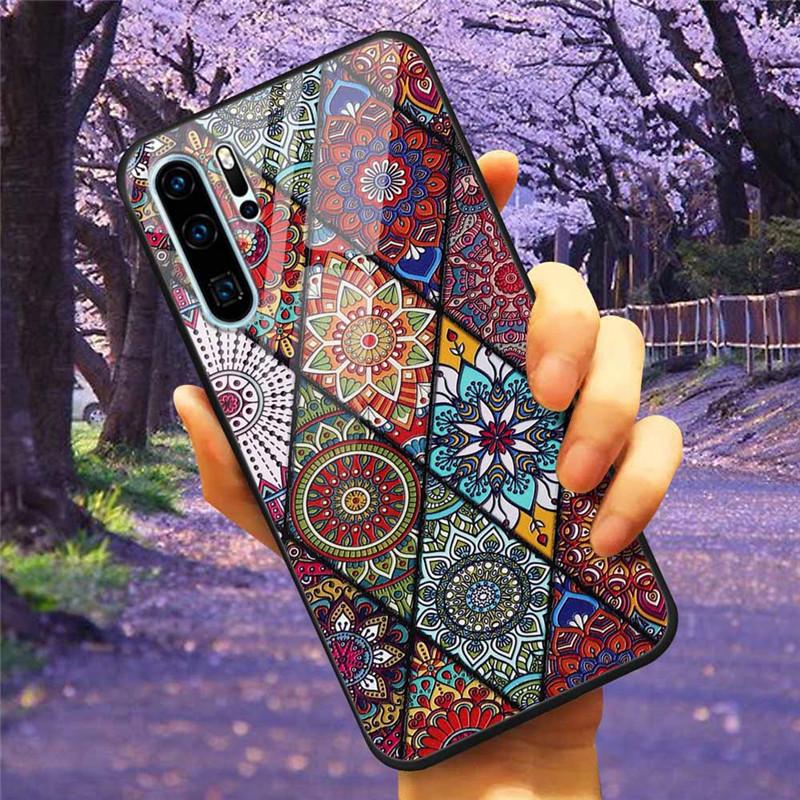 Phone Cover For Huawei P30 Pro Lite Case Tempered Glass Space Wolf Lion Funda for HUAWEI P30 Lite Luxury Cases P30Pro P 30 Cat