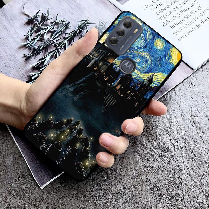Aesthetic Night Starry Sky Phone Case For Moto G84 G22 G32 G42 G52 G62 G53 G72 G60 G60S G100 G10 G20 G30 G13 G50 G 5G G Pure
