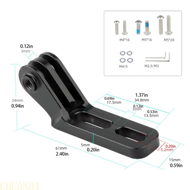 A1A2 Bicycles Handlebars Belows Bracket 2 Preset Hole Extension Stand Bicycles Saddles Rear Light Bracket Easy to Install