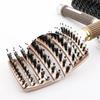 Bristle Nylon Massage Brush Wet Curly Straight Comb Professional Straight Curly Hair Styling Brush for Salon Home Use